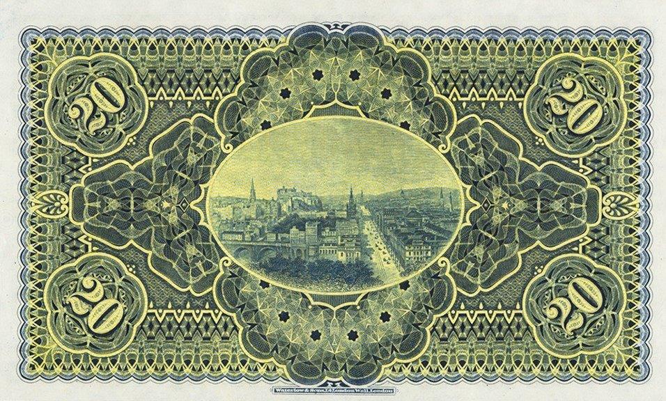 Back of Scotland p260c: 20 Pounds from 1943