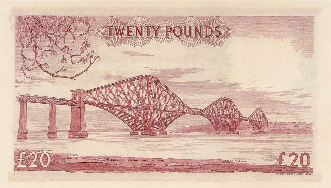 Back of Scotland p263a: 20 Pounds from 1957