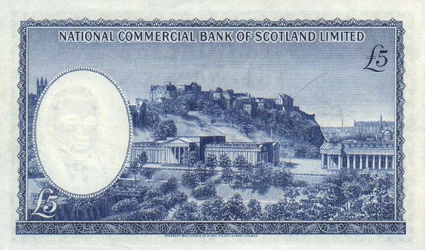 Back of Scotland p272a: 5 Pounds from 1963