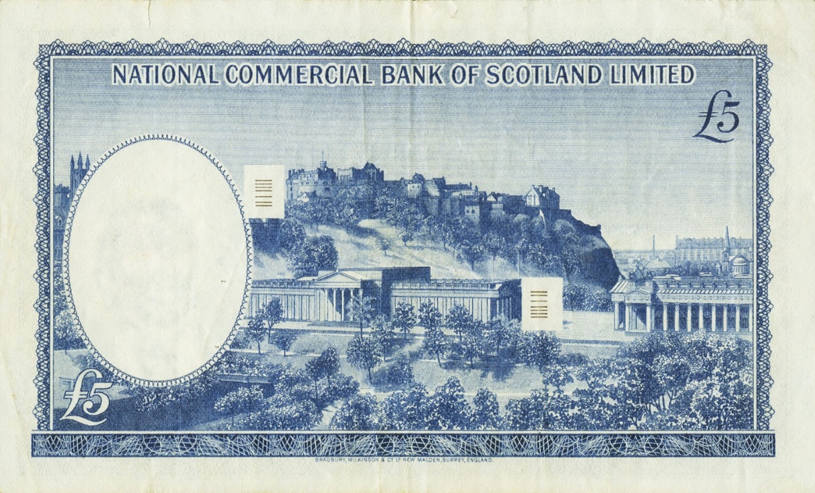 Back of Scotland p275a: 5 Pounds from 1968