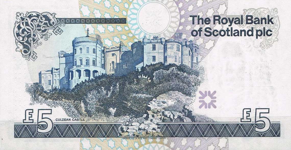 Back of Scotland p364: 5 Pounds from 2005