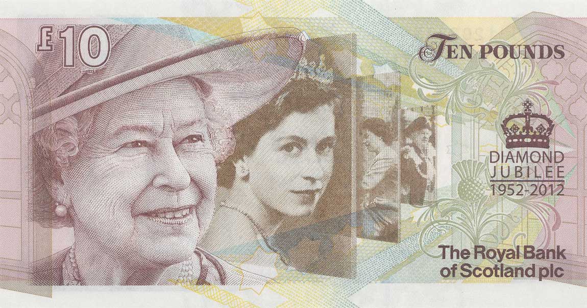 Back of Scotland p368: 10 Pounds from 2012