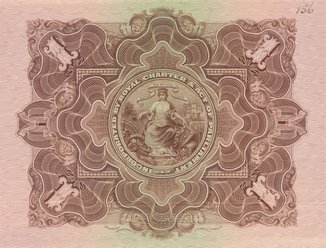 Back of Scotland pS319ct: 1 Pound from 1907