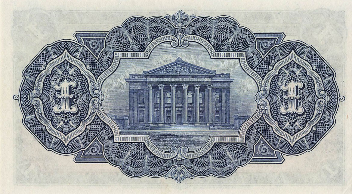 Back of Scotland pS331b: 1 Pound from 1940