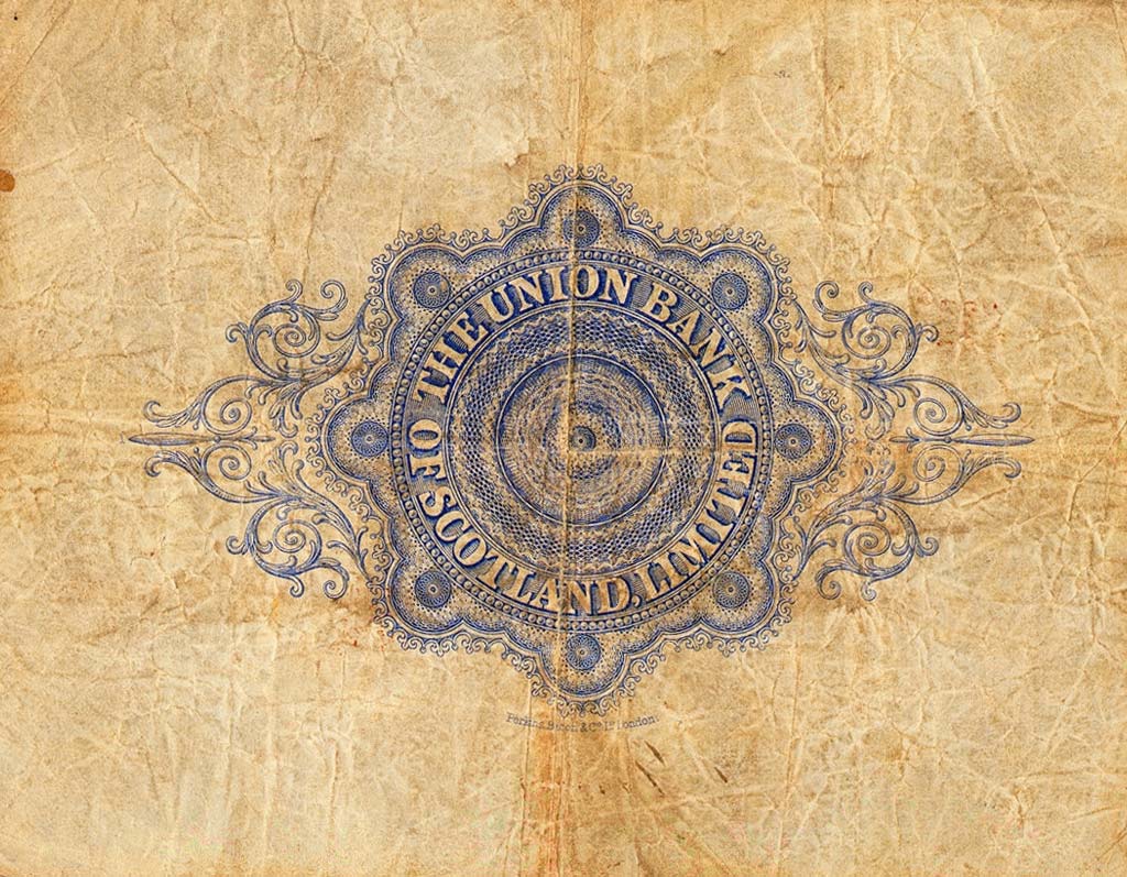 Back of Scotland pS799a: 1 Pound from 1882