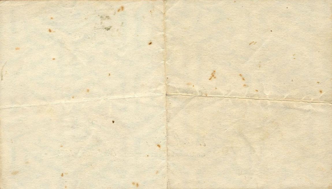 Back of Seychelles p6c: 50 Cents from 1951