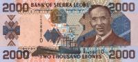 Gallery image for Sierra Leone p26a: 2000 Leones