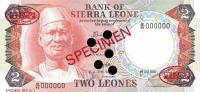 Gallery image for Sierra Leone p6s: 2 Leones