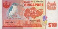 p11a from Singapore: 10 Dollars from 1979