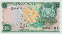 Gallery image for Singapore p2a: 5 Dollars
