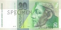 p20s from Slovakia: 20 Korun from 1993