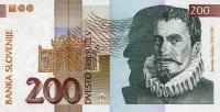 p15d from Slovenia: 200 Tolarjev from 2004