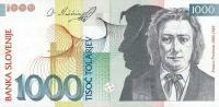 p18a from Slovenia: 1000 Tolarjev from 1993