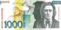 Gallery image for Slovenia p22a: 1000 Tolarjev