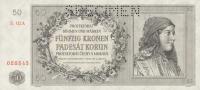 Gallery image for Bohemia and Moravia p10s: 50 Korun