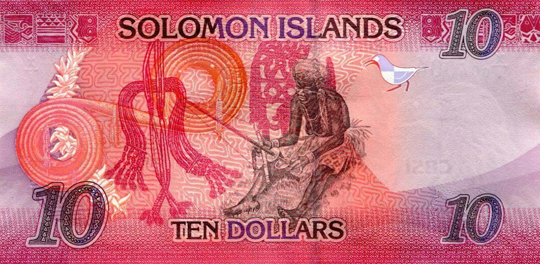 Back of Solomon Islands p33r: 10 Dollars from 2017