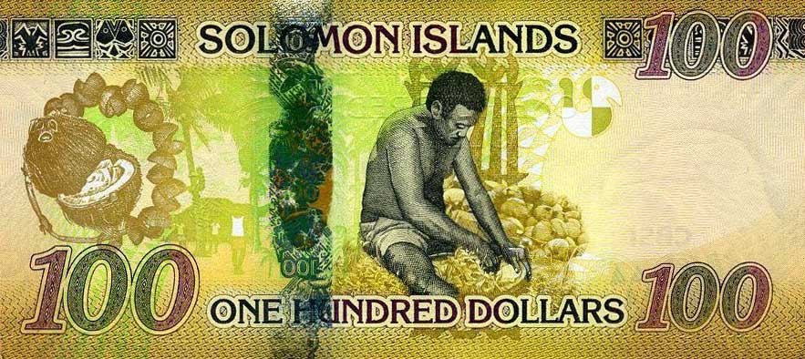 Back of Solomon Islands p36a: 100 Dollars from 2015