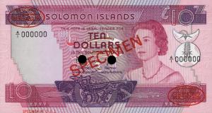Gallery image for Solomon Islands p11s: 10 Dollars