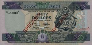 Gallery image for Solomon Islands p22s: 50 Dollars