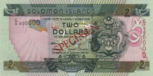 Gallery image for Solomon Islands p25s: 2 Dollars