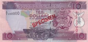 Gallery image for Solomon Islands p27s: 10 Dollars