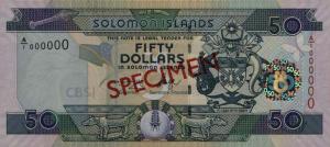 Gallery image for Solomon Islands p29s: 50 Dollars