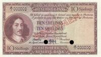 Gallery image for South Africa p91s: 10 Shillings