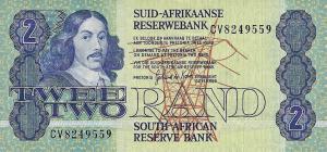 p118d from South Africa: 2 Rand from 1983