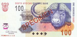 Gallery image for South Africa p131s: 100 Rand