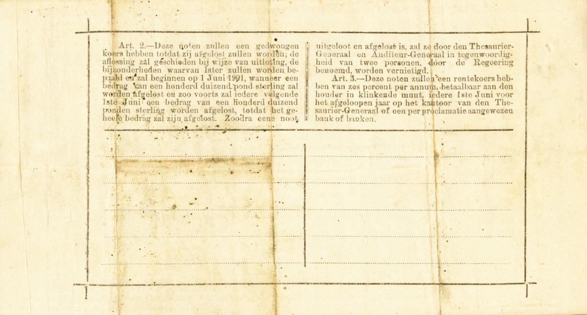 Back of South Africa p63: 20 Pounds from 1901