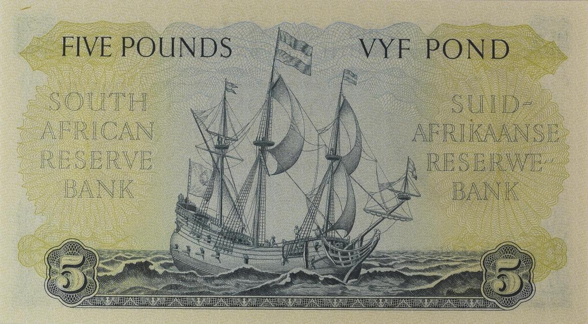 Back of South Africa p95: 5 Pounds from 1948