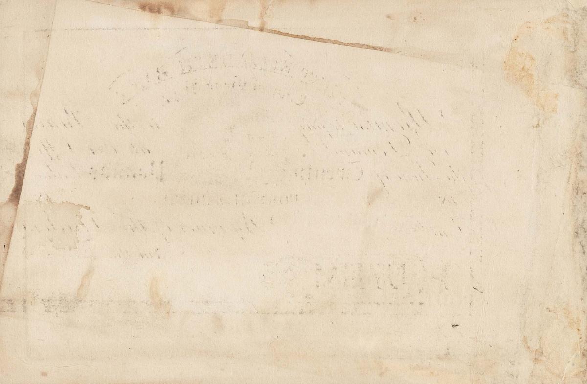 Back of South Africa pS243r: 20 Pounds from 1857