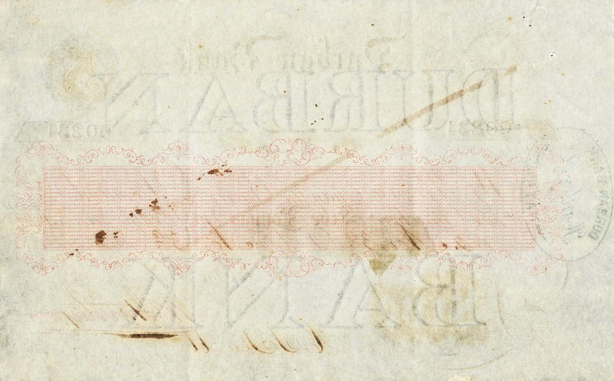 Back of South Africa pS442a: 5 Pounds from 1862