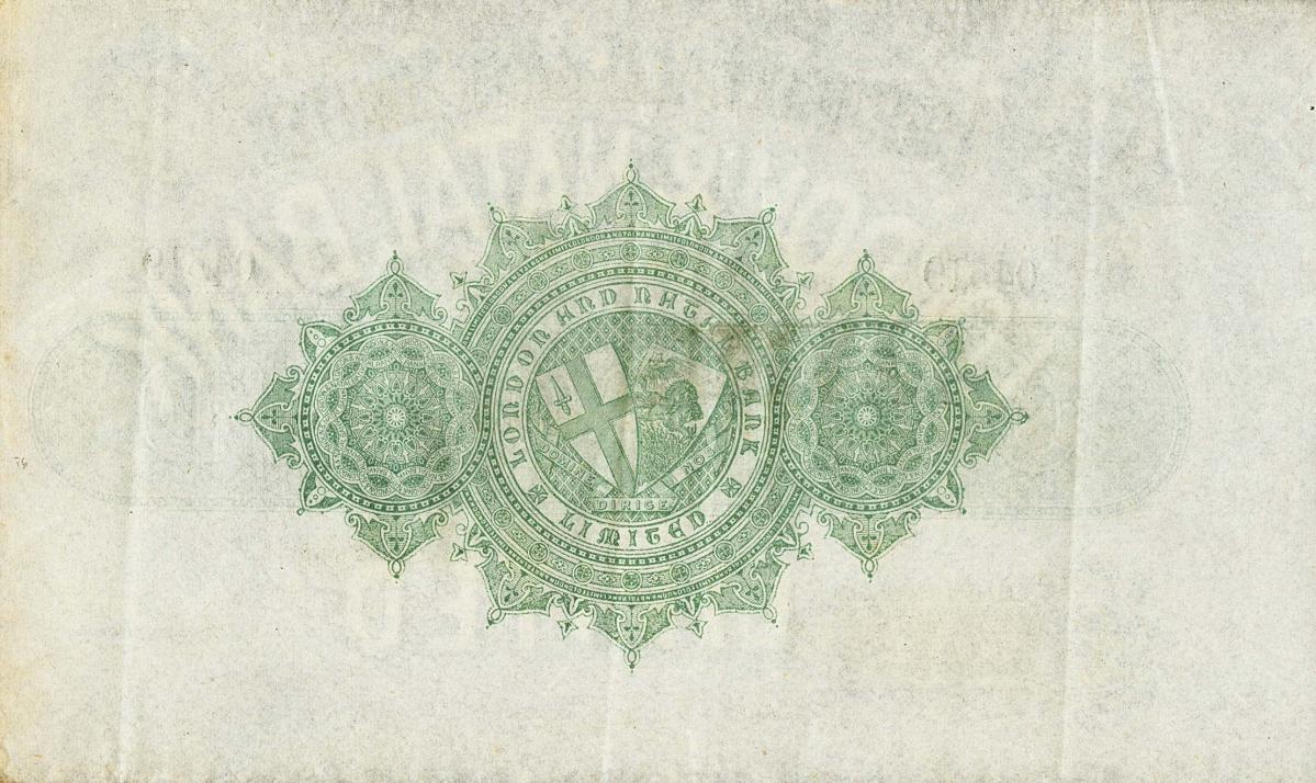 Back of South Africa pS452: 1 Pound from 1864