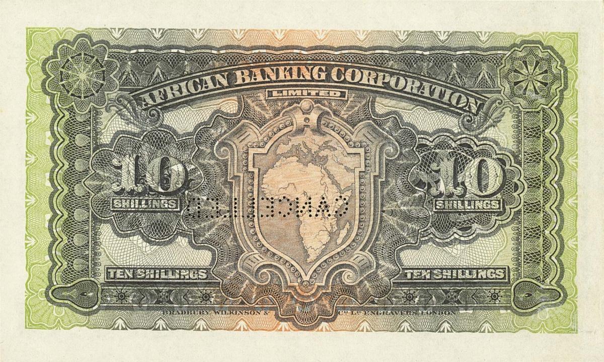 Back of South Africa pS471p: 10 Shillings from 1900