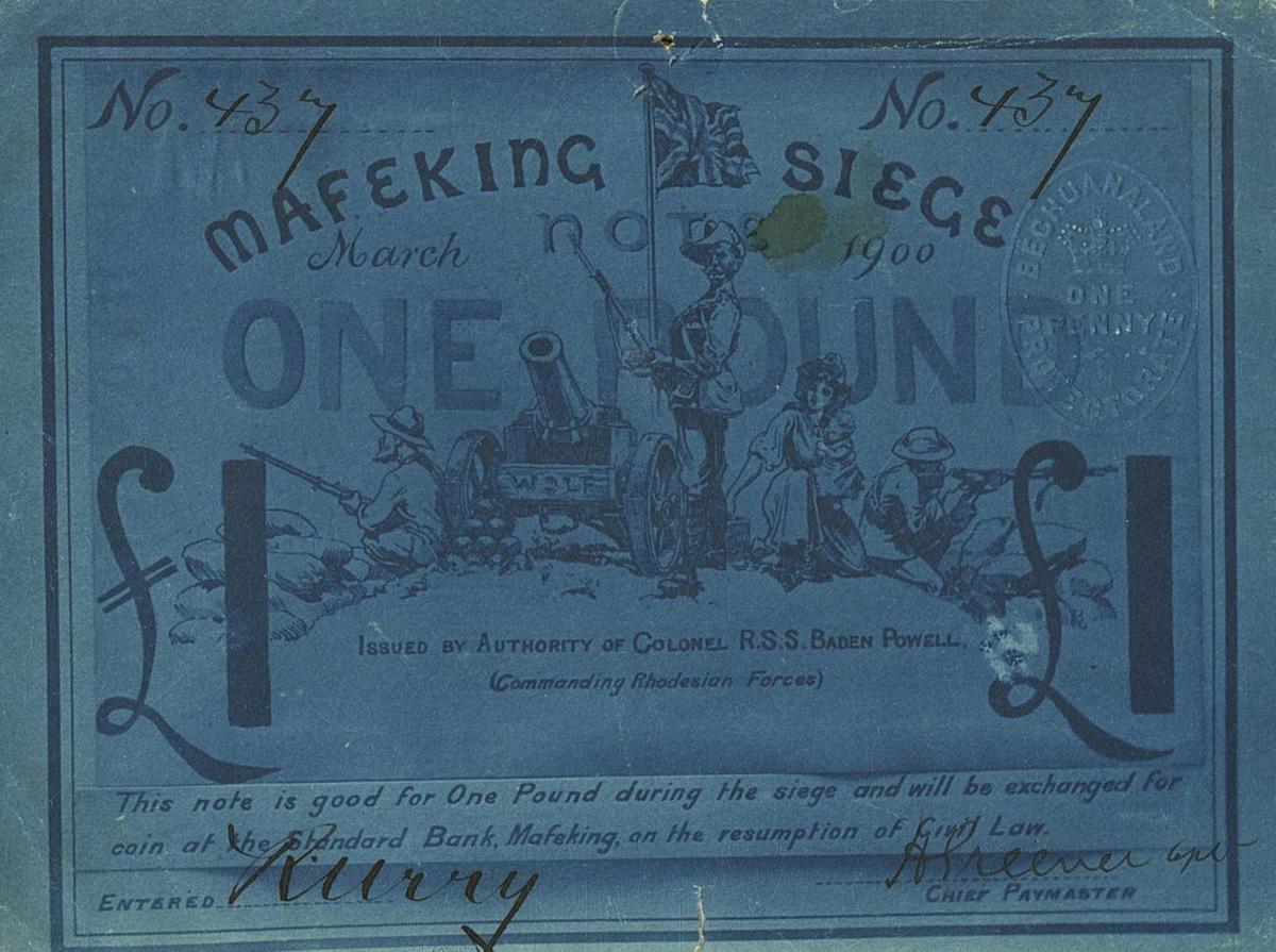 Front of South Africa pS655b: 1 Pound from 1900