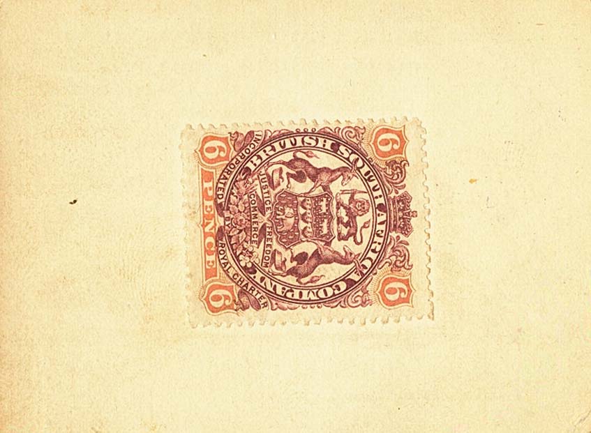 Back of South Africa pS664c: 6 Pence from 1900