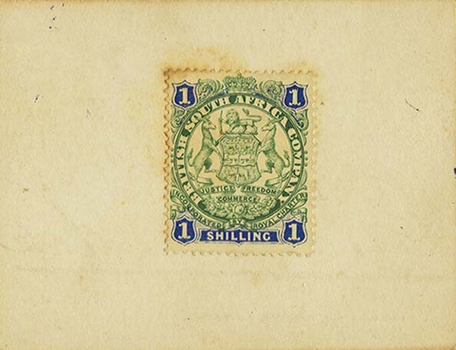 Back of South Africa pS665b: 1 Shilling from 1900