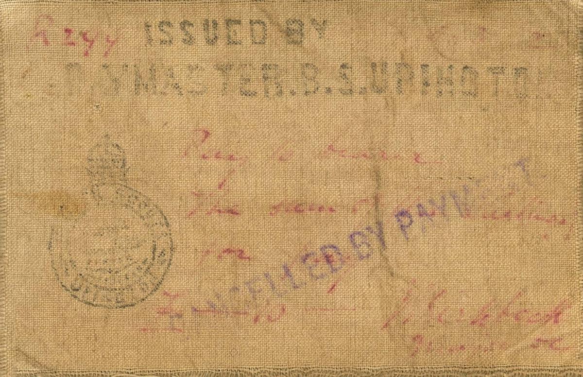 Front of South Africa pS713b: 10 Shillings from 1902