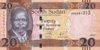 Gallery image for South Sudan p13c: 20 Pounds