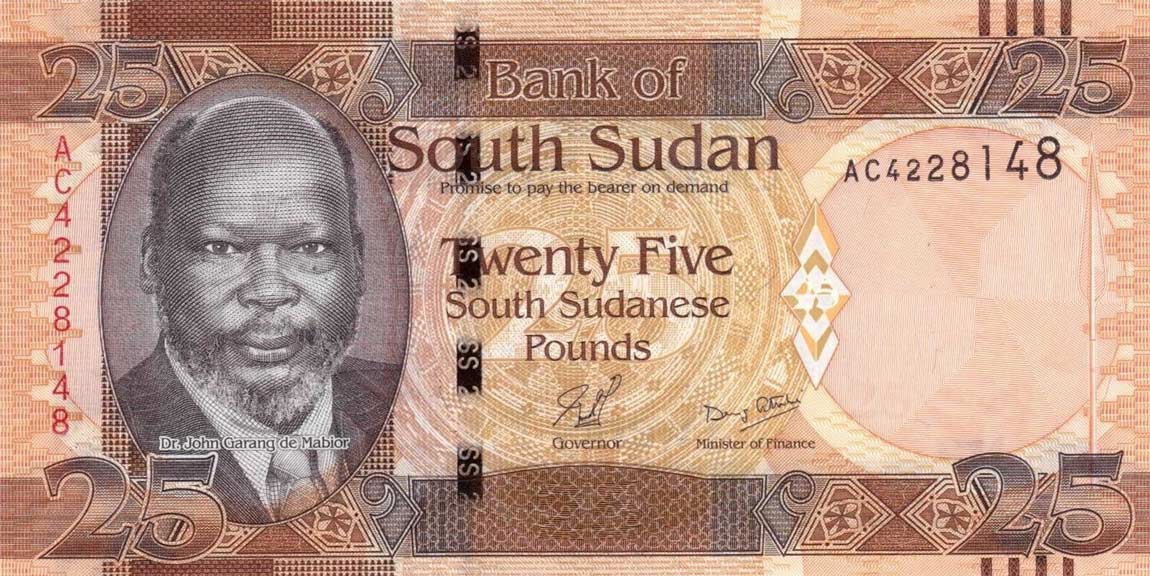 Front of South Sudan p8: 25 Pounds from 2011