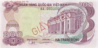 Gallery image for Vietnam, South p27s: 200 Dong