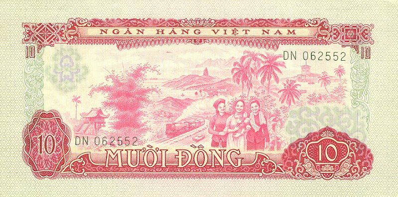 Front of Vietnam, South p43a: 10 Dong from 1966