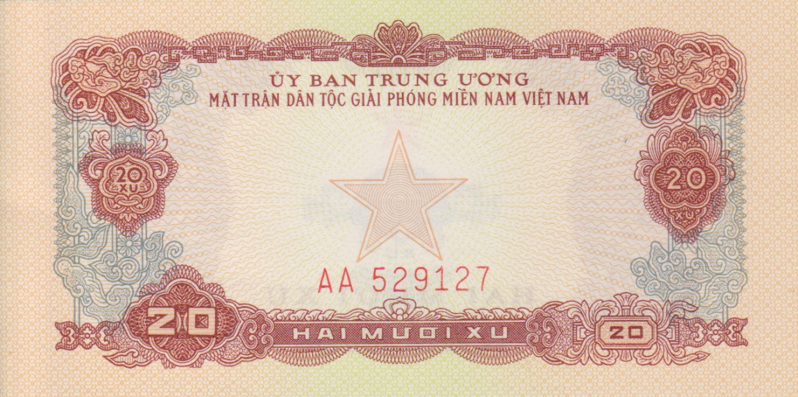Front of Vietnam, South pR2: 20 Xu from 1963