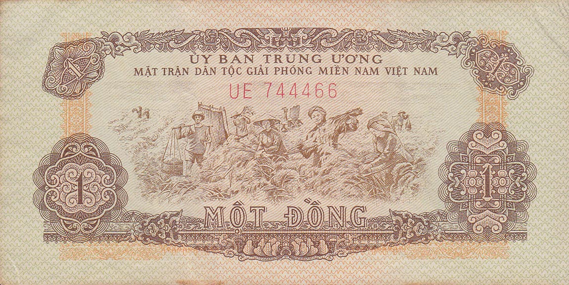 Front of Vietnam, South pR4: 1 Dong from 1963