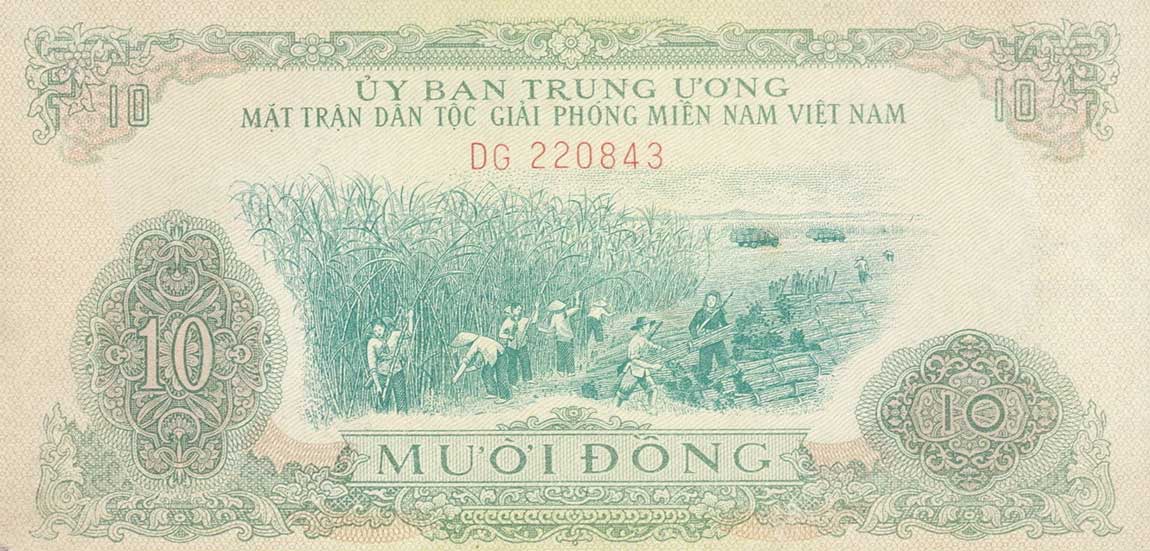 Front of Vietnam, South pR7: 10 Dong from 1963