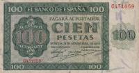 Gallery image for Spain p101a: 100 Pesetas