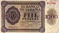 p103a from Spain: 1000 Pesetas from 1936