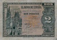 Gallery image for Spain p105a: 2 Pesetas from 1937