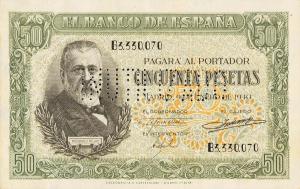 Gallery image for Spain p117s: 50 Pesetas